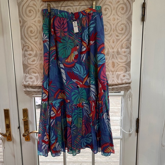 Talbots tropical floral maxi skirt - final reduction! - Picture 1 of 3